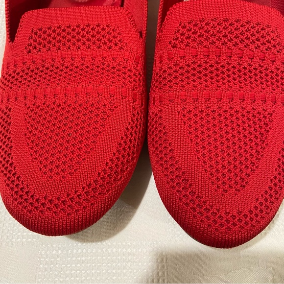 Time and True Bamba flats. Red. Memory foam soles. - Picture 2 of 5